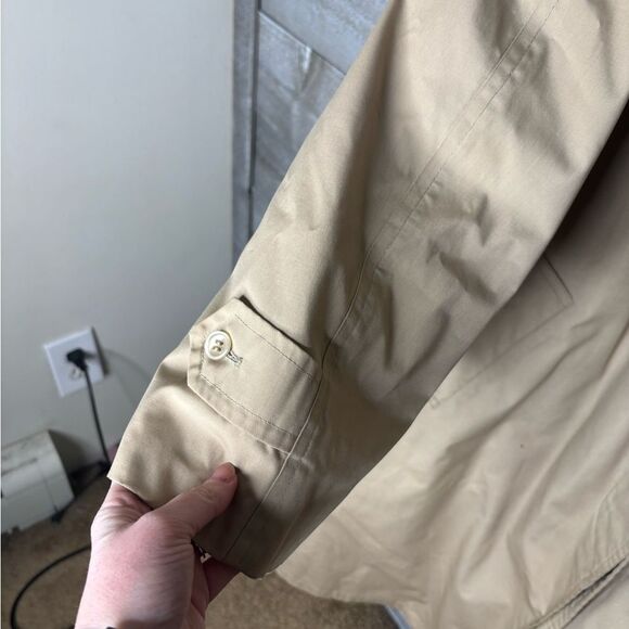 London Fog size 16 vintage main coats beige fur lined trench coat - Picture 3 of 8